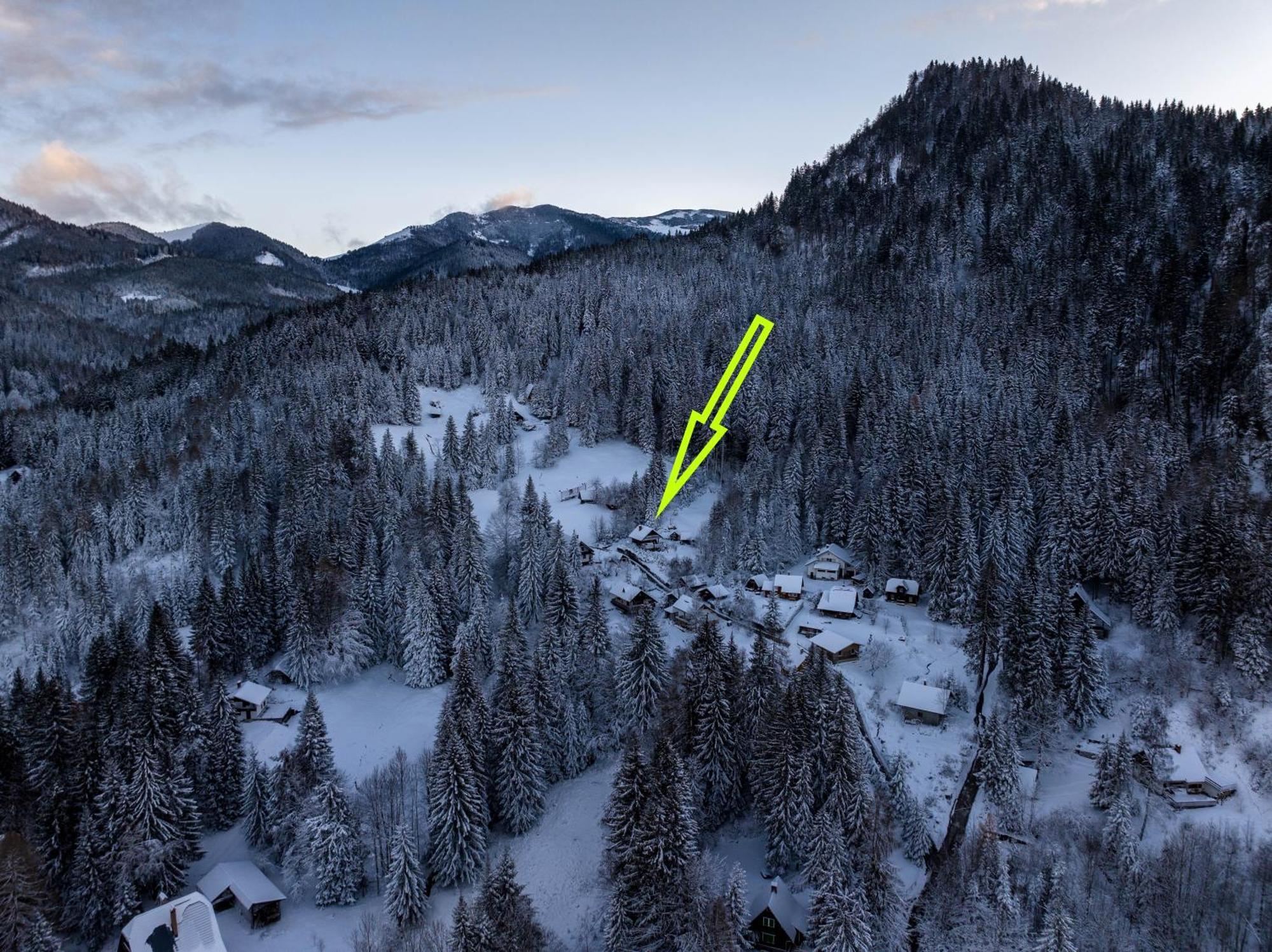 Dwarfs Cabin Overlooking Julian Alps Near Bled Jesenice Exterior foto